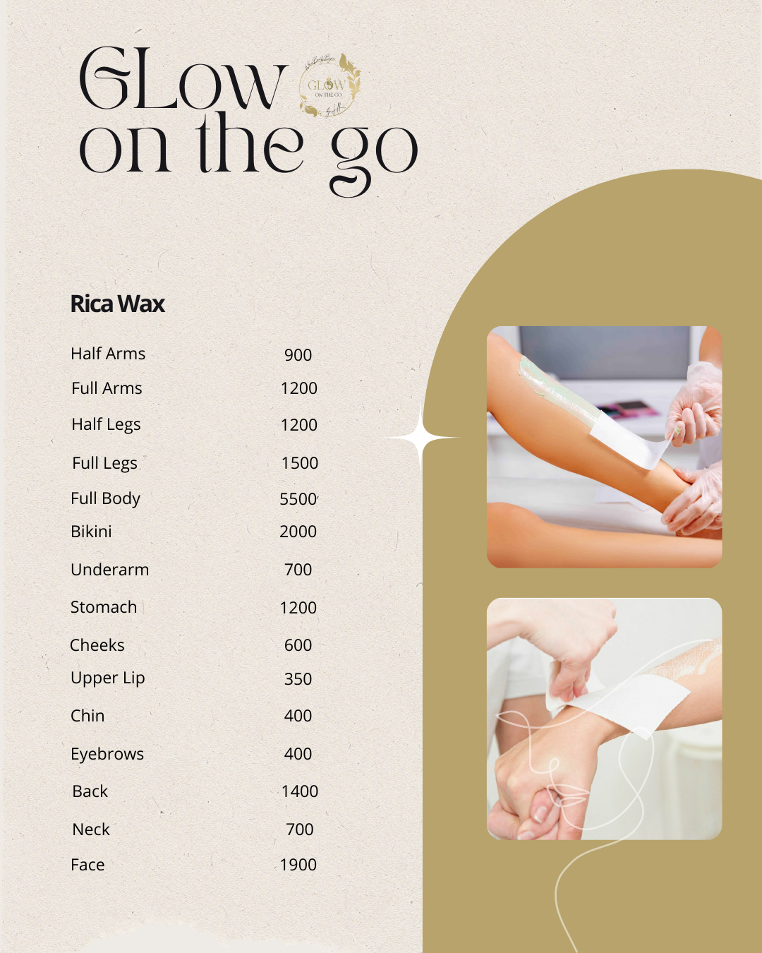 Glow Price List ✨🪩