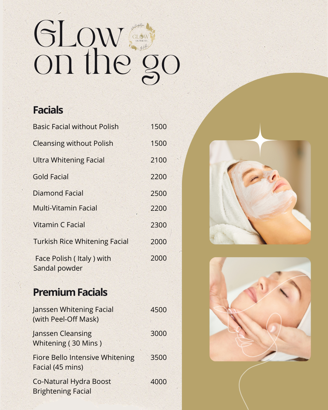 Glow Price List ✨🪩